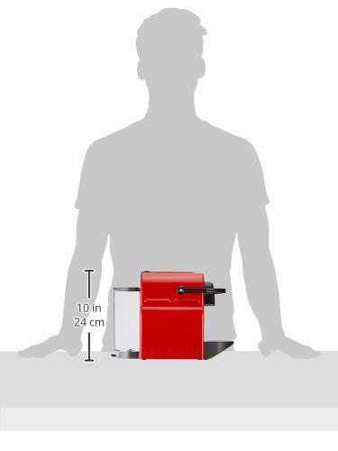 Inissia : Capacité du réservoir d'eau 0,7 L, couleur rouge rubis - NovaCaffe Edition