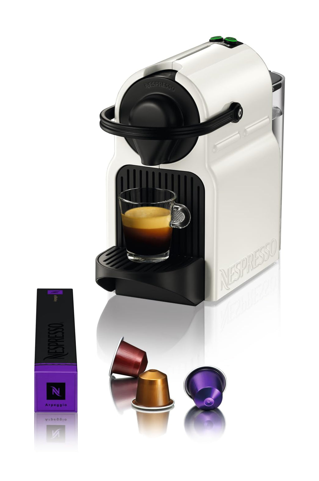 Machine à Café Inissia Blanche Cafetière Espresso - NovaCaffe Edition
