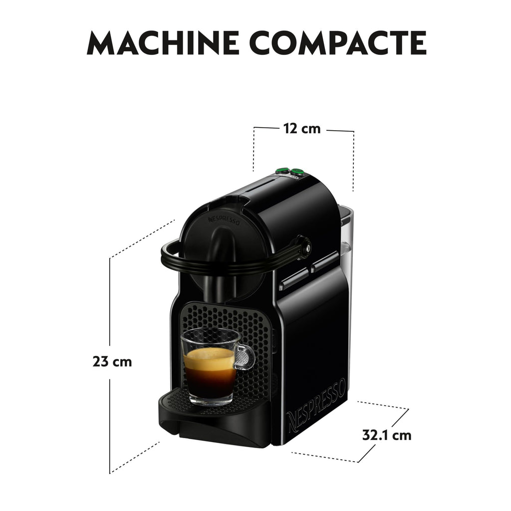 Inissia, Machine à Café Automatique, Machine à Capsules pour une Seule Tasse - NovaCaffe Edition