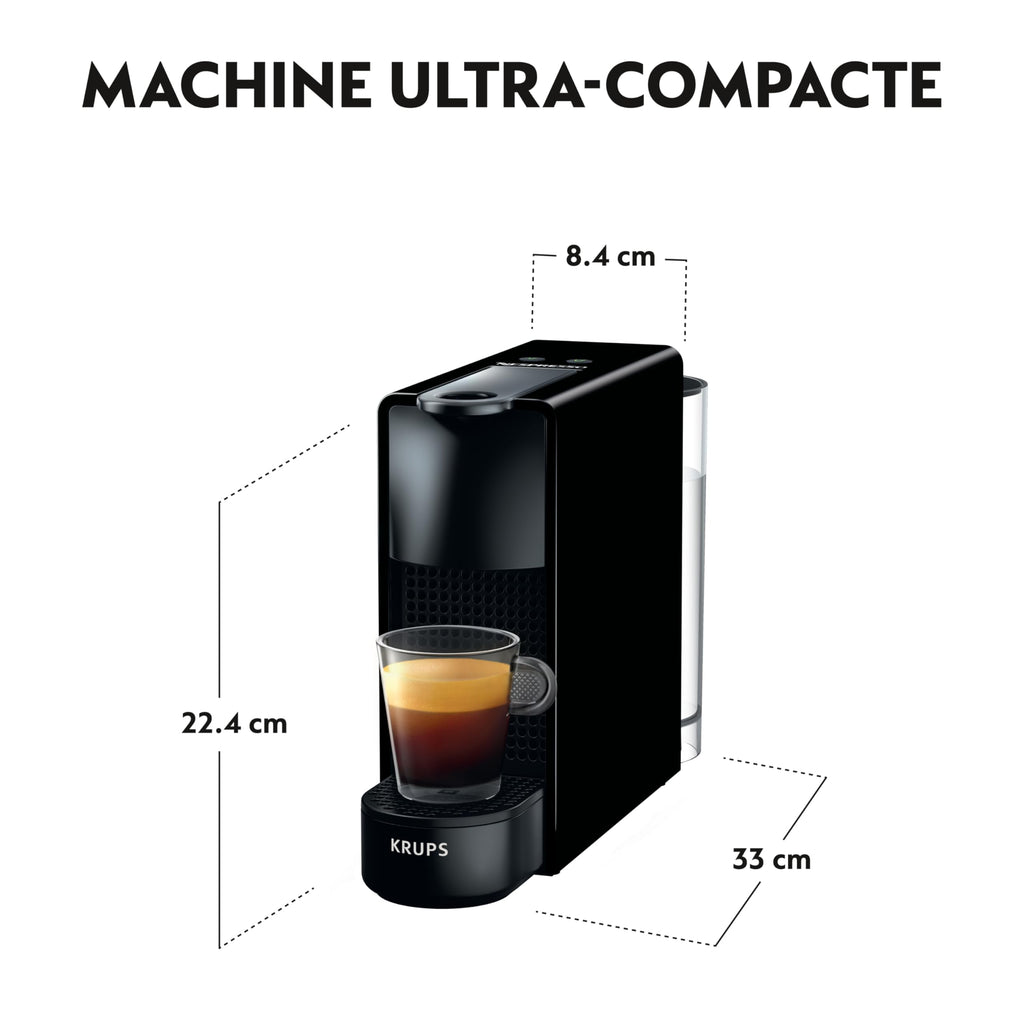 Machine à Café Essenza Mini Noir Cafetière à Capsules - NovaCaffe Edition