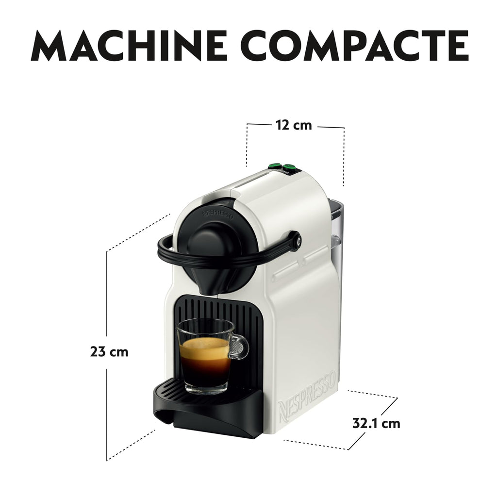Machine à Café Inissia Blanche Cafetière Espresso - NovaCaffe Edition