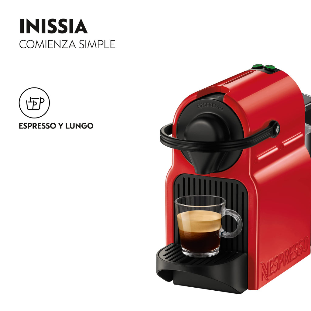 Inissia : Capacité du réservoir d'eau 0,7 L, couleur rouge rubis - NovaCaffe Edition